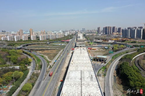 宝山这条高速公路迎来建设节点,沿江通道跨蕰川公路工程结构贯通