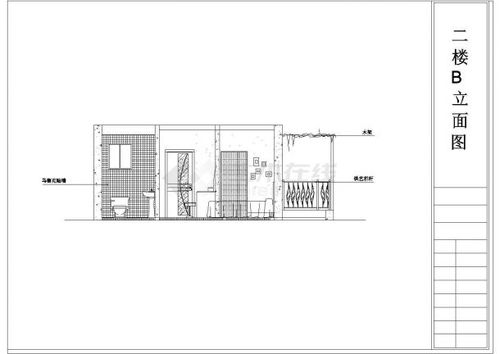 某地跃层住宅建筑设计施工图 现代风格