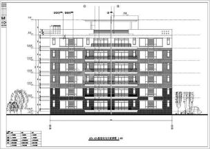 某6层框架结构住宅建筑设计施工图