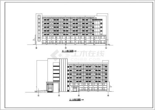 江苏某地区老年人住宅建筑设计cad方案图